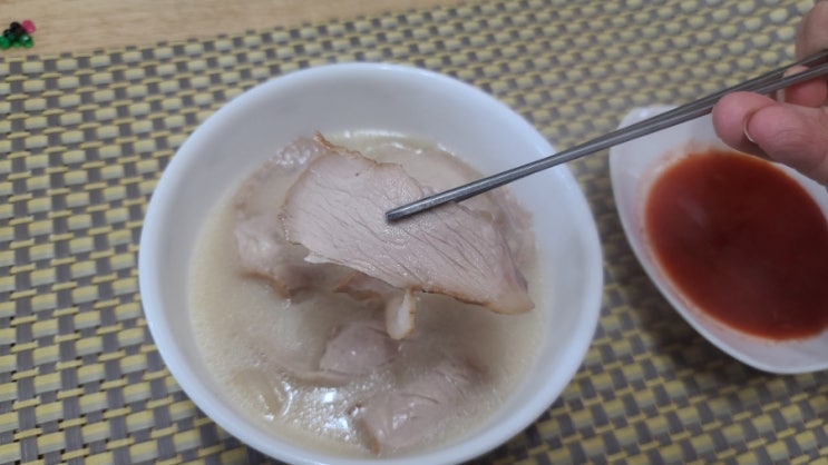  고기국밥 록기스키친 비원비오에프!!!! 조리가 간편하면서도 맛이 끝내줘요~!!!