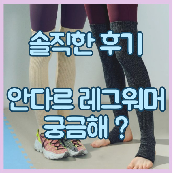 안다르 레그워머 발토시 후기