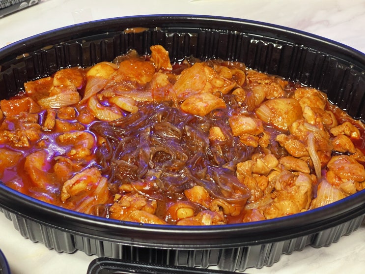 찜닭의정석 두찜 순살 빨간찜닭 아주순한맛