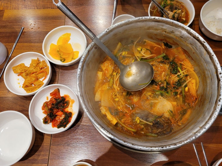 [인천 남동구] 명동찌개마을, 얼큰한 국물이 일품인 양푼 동태탕 :)