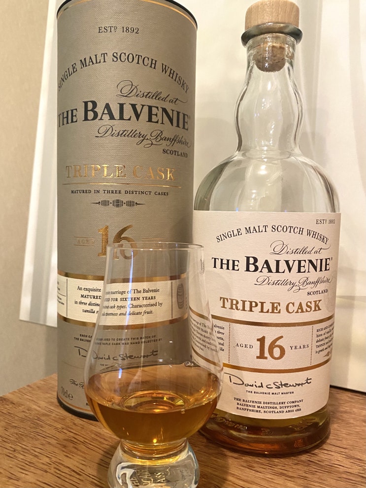 발베니 16년 트리플캐스크 BALVENIE Triple cask aged 16years 발베니 트리플캐스크