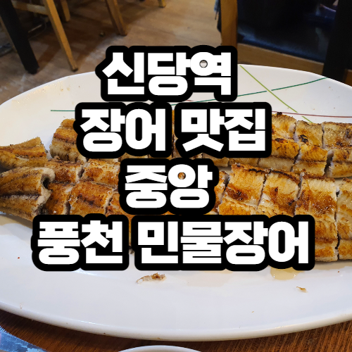 신당역 장어맛집 중앙풍천민물장어