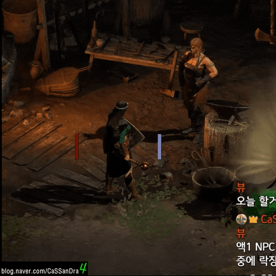  유튜브 저작권 무료 락 음악 mp3 다운로드 후 zip(배포 X)D2R 액트1 NPC 디아2 찰시 망치.gif 세계관