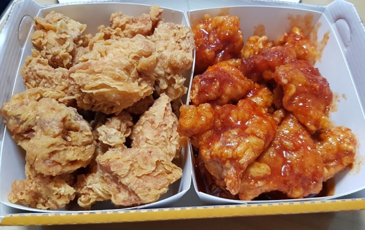 관악역 배달맛집 안양 석수점 멕시카나 순살치킨 배달음식 식사 후기