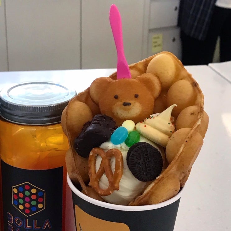  [안성] 안성스타필드 볼라바치오에서 귀여운 비주얼의 홍콩식 와플 맛보기