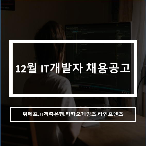  12월 IT개발자 채용공고(2)