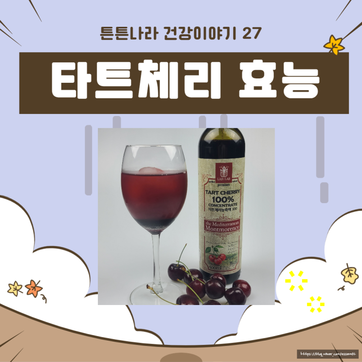  타트체리 효능 알고 보니 어마어마하네!!!