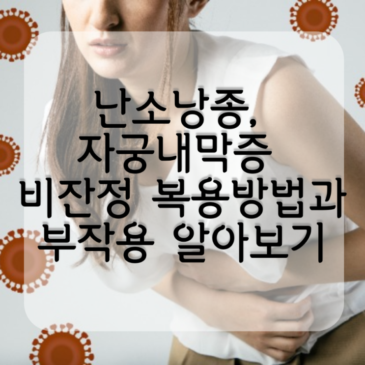  난소낭종, 자궁내막증 비잔정 복용방법과 부작용