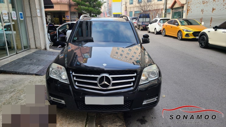  인천 벤츠GLK 12.3인치 모니터 아틀란 장착
