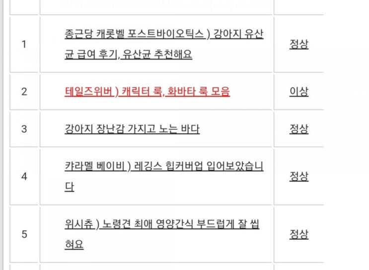  블로그 게시글 검색 누락) 블로그  검색 누락, 게시글 누락 잘 확인해야 해요