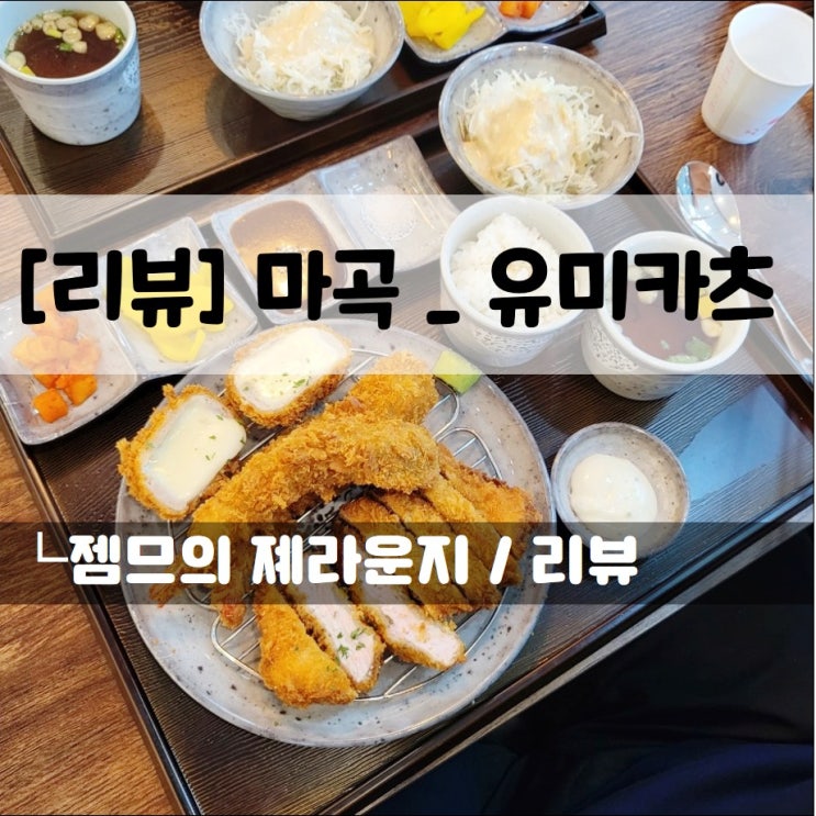  <마곡 돈까스집 / 유미카츠 마곡점> 점심먹기 좋은 다양한 메뉴가 있는 카츠집