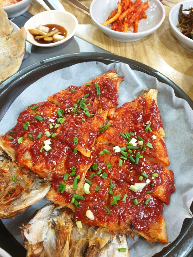  등산후에 먹는 산채나물.용문산 중앙식당