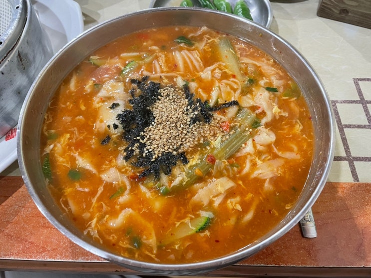  대구 칠곡 맛집온 몸이 뜨끈뜨끈 데워지는 '순해집 손 칼국수'