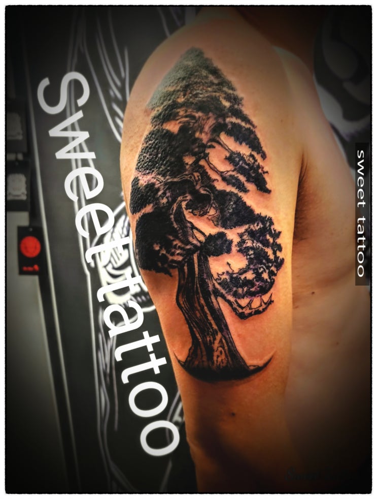  작전동타투 이벤트 진행중~{ SWEET TATTOO} 소나무 타투
