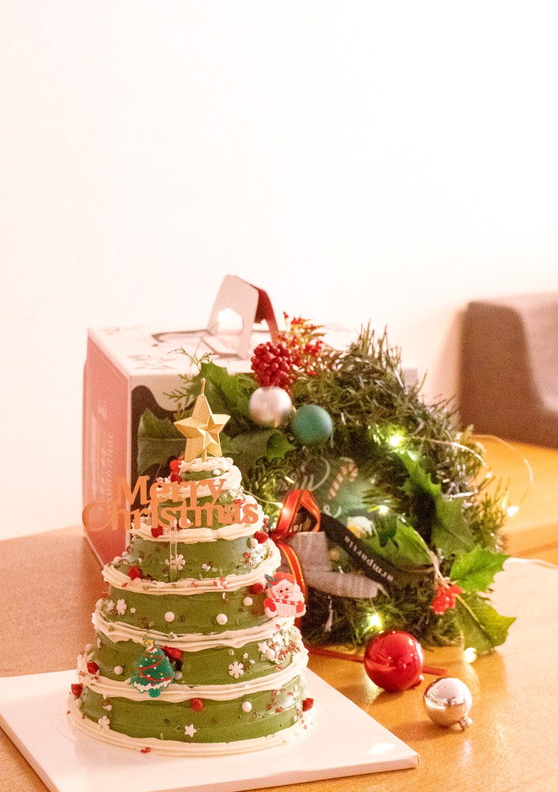 크리스마스케이크 예약 케이크앤데코 넘 예뻐요! : 네이버 블로그