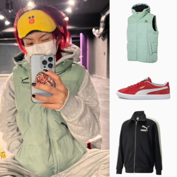  2021 MAMA 시상식 스우파 훅, 아이키, 스걸파 시몬 릴스, 스니커즈 패션 : 푸마(PUMA) 스웨이드 빈티지, 마유 운동화