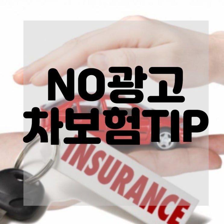  자동차보험 가입시 꿀팁