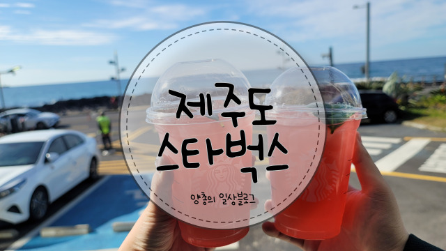  내돈내산) 제주도 스타벅스에서만 맛볼 수 있는 음료, 푸드, MD 후기