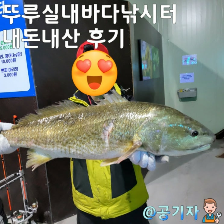  일산에서 바다낚시를? 생생한 뚜루실내바다낚시터 후기! 데이트코스로도 좋아요~(feat. 8자 점성어)