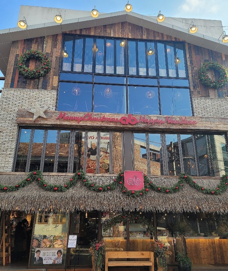  강남 신논현역 예쁜 루프탑 카페 :: 휴양지 느낌 에이비카페 At Bali