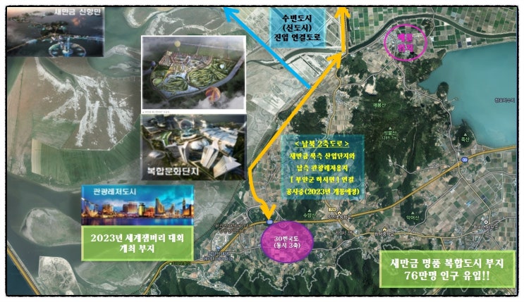  부안 부동산 노른자 of 노른자 땅 새만금 배후도시로 매물 제로현상 계화면 의복리 토지 투자