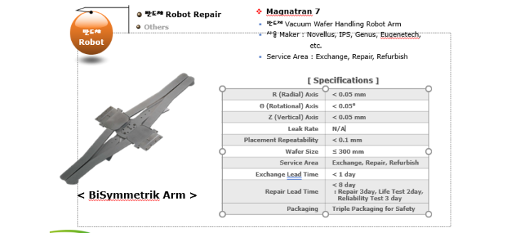  BROOKS AUTOMATION MAG7 ARMSET 1