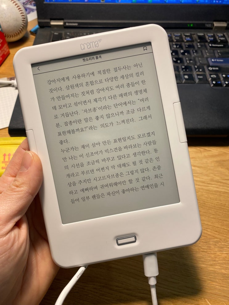  내돈내산 / 전자책 입문자의 크레마 사운드업 개봉기