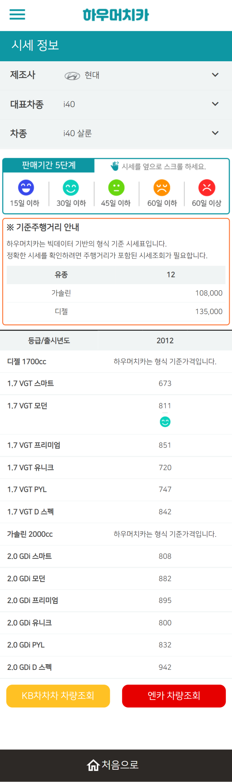 하우머치카 2021년 11월 i40 살룬 중고차가격.시세표 하우머치카 2021년 11월 i40 살룬 중고차가격.시세표