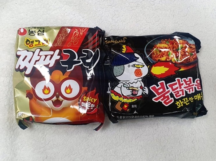  불닭볶음면 + 짜파구리