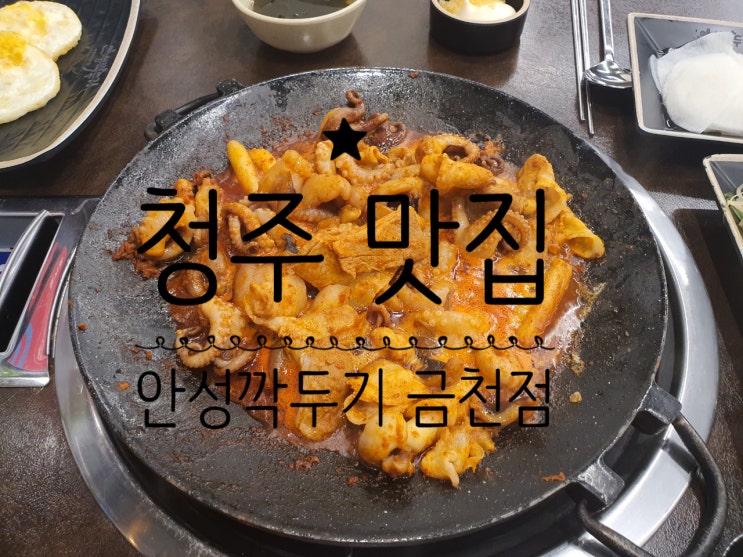  맛집 추천  청주 쭈꾸미맛집 '안성깍두기 금천점'