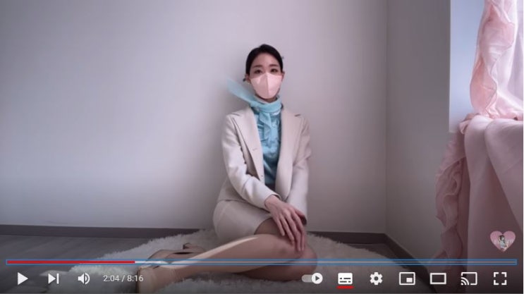  난리났다는 대한항공 승무원 룩북 동영상!?  이쁜게 죄!?