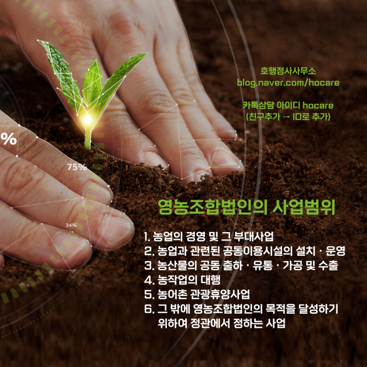  영농조합법인과 농업회사법인의 사업범위