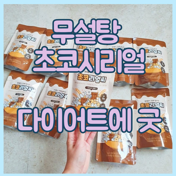  무설탕 시리얼 초코 다이어트 식사대용 좋아