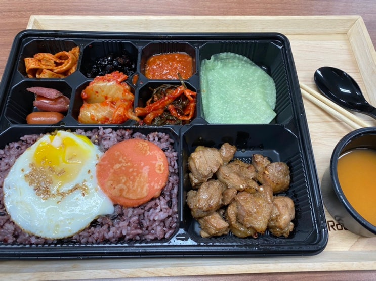  엄마애밥상의 직화돼지갈비정찬도시락