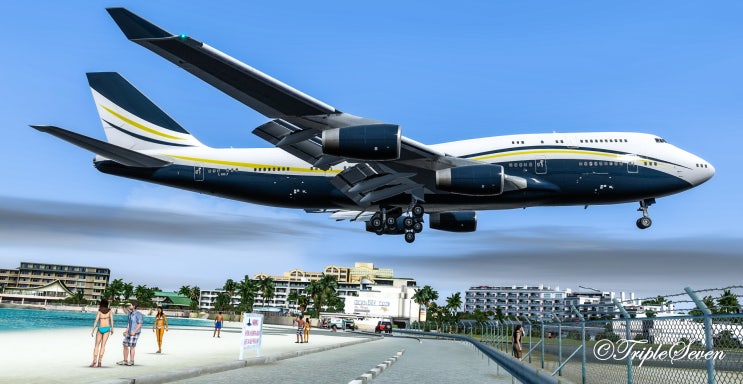  [P3D] 2022년도 기념비행! B747-400 항공기 도쿄/나리타 - 프린세스 줄리아나 비행일지!