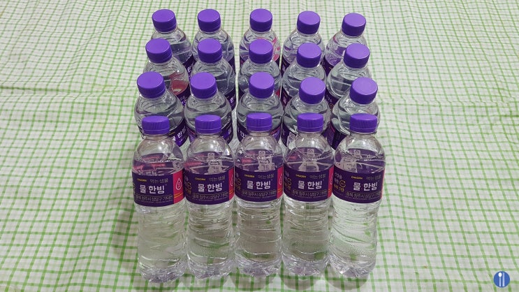 먹는샘물, 물한빙 생수500ml 보관법 유통기한