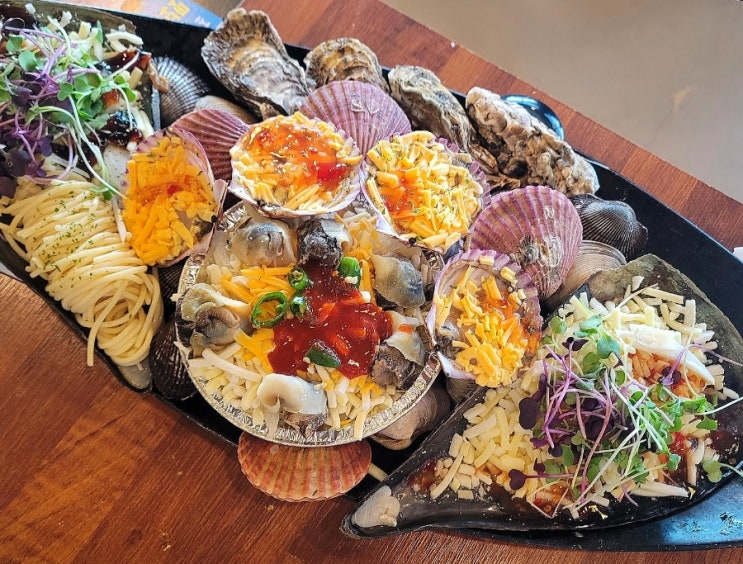  경기도 시흥 오이도 조개구이 무한리필 맛집 조개포차 (치즈, 가리비, 백합)