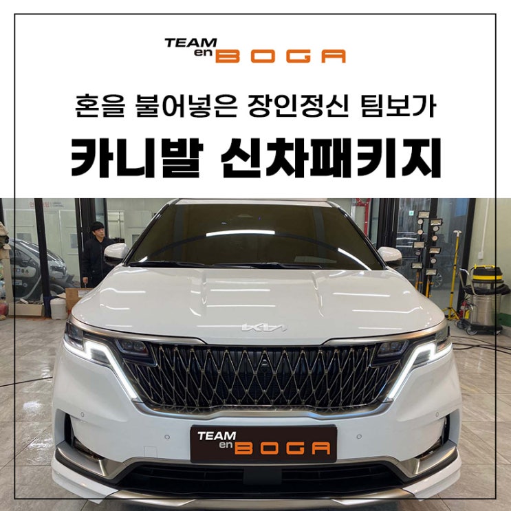  부천 카니발 신차패키지 예민하신 차주님들은 여기로!