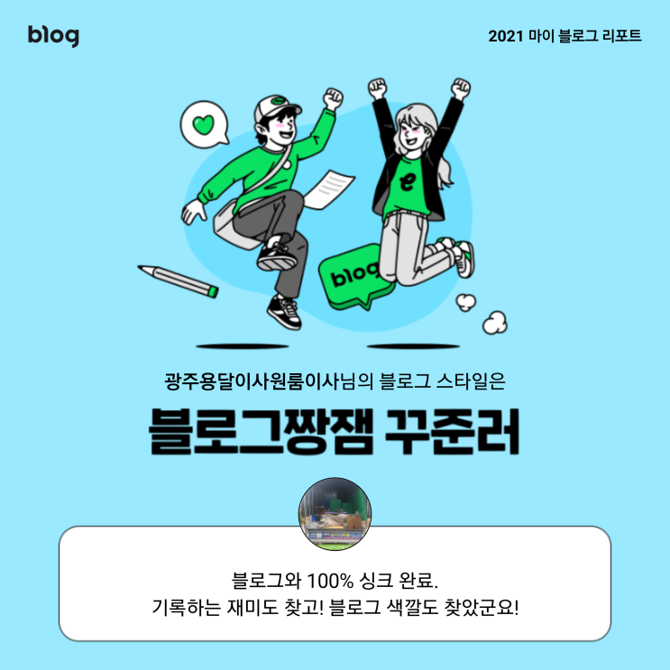  [2021 마이 블로그 리포트] 블로그 빅데이터로 알아보는 '2021 내 블로그 스타일'