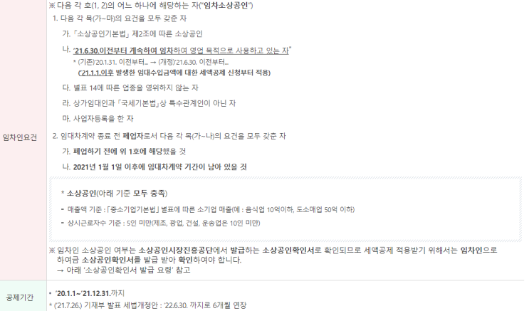  착한임대인 세액공제 제도