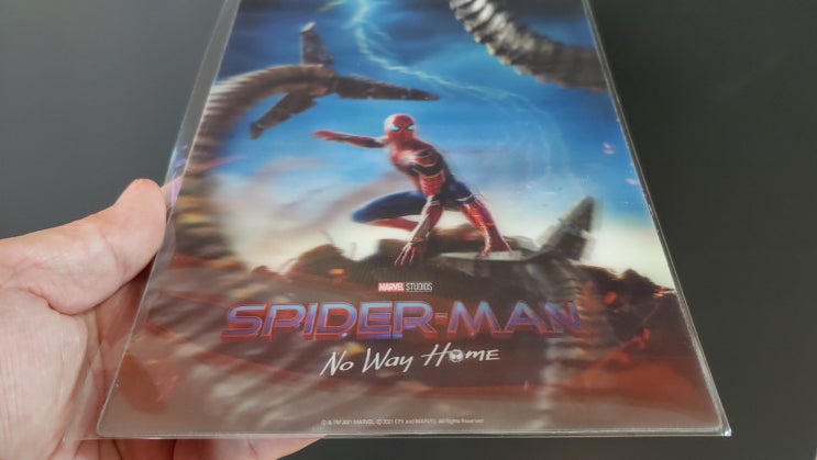 스파이더맨 노 웨이 홈 렌티큘러 시그니처 아트 카드 실물 영화 쿠키 Spider-Man: No Way Home Signature Art Card 56 롯데시네마 굿즈