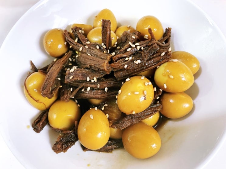  소고기 메추리알 장조림 맛있게 만드는법 소고기장조림요리 아이들반찬