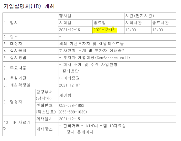 에스앤에스텍 21.12월 IR자료 21.12.16일