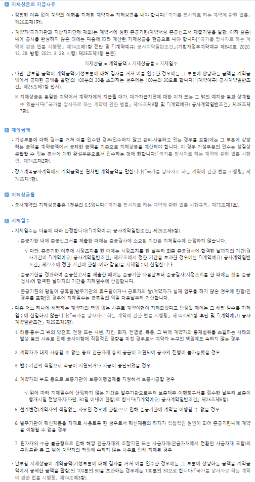  지연배상금과 지체상금