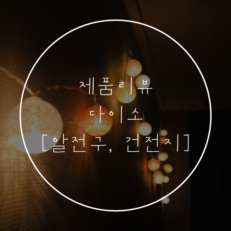  제품리뷰 [다이소 알전구] 크리스마스 분위기 만들기