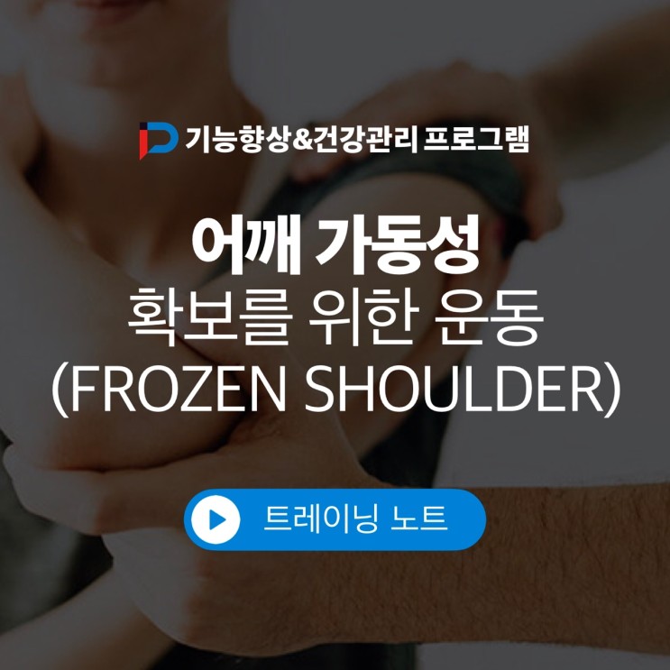 송파문정 재활운동-장년층 어깨 가동성 확보를 위한 운동(frozen shoulder; 오십견) [퍼포먼스 피지오 트레이닝센터]
