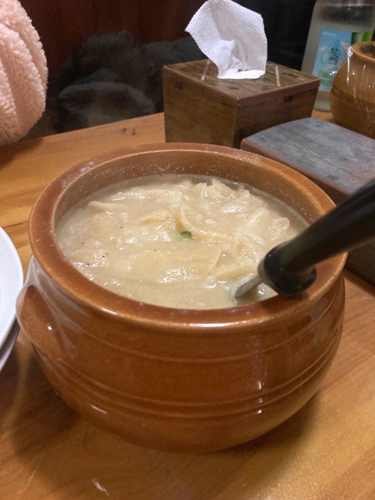 학동역 점심 추천 / 논현동 직딩들 다모여랏 들깨수제비 맛집 "삼청골명가 더 수제비"