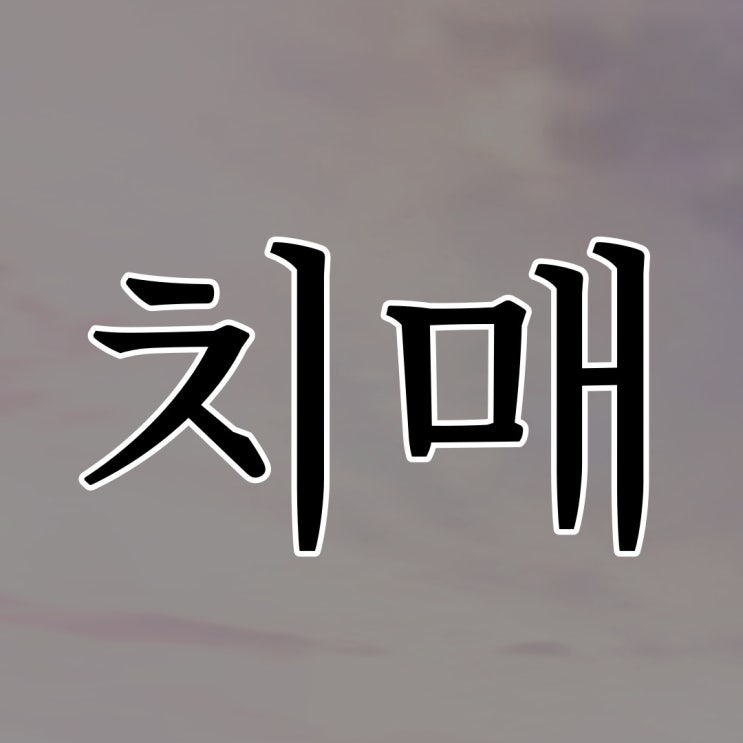  2ch 고모는 치매 환자였다 / 레전드 공포 이야기