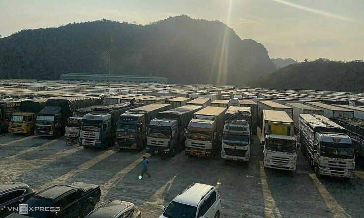 중국 <b>검역강화</b>로 베트남 대중국 <b>농산물</b> 육로 수출 지연