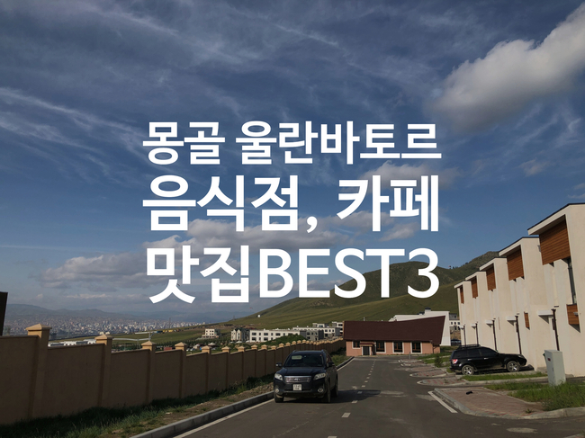  [몽골여행] #4 울란바토르 시내 맛집 BEST3 (음식점, 카페)